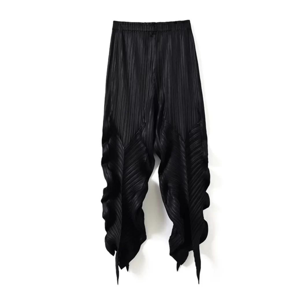 Pantalones Plisados para Mujer - Black2