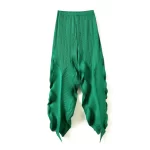 Pantalones Plisados para Mujer - Green